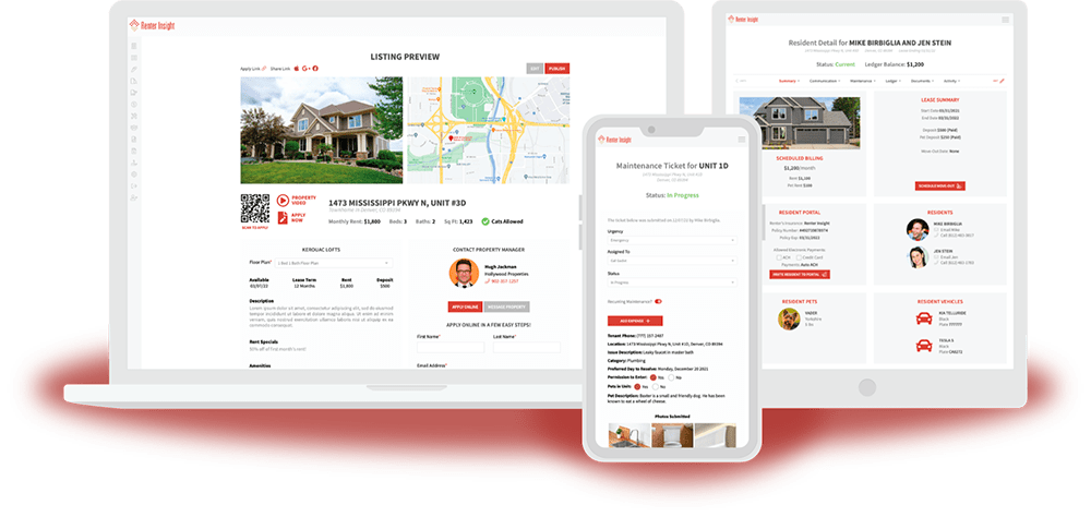 screenshot of Renter Insight